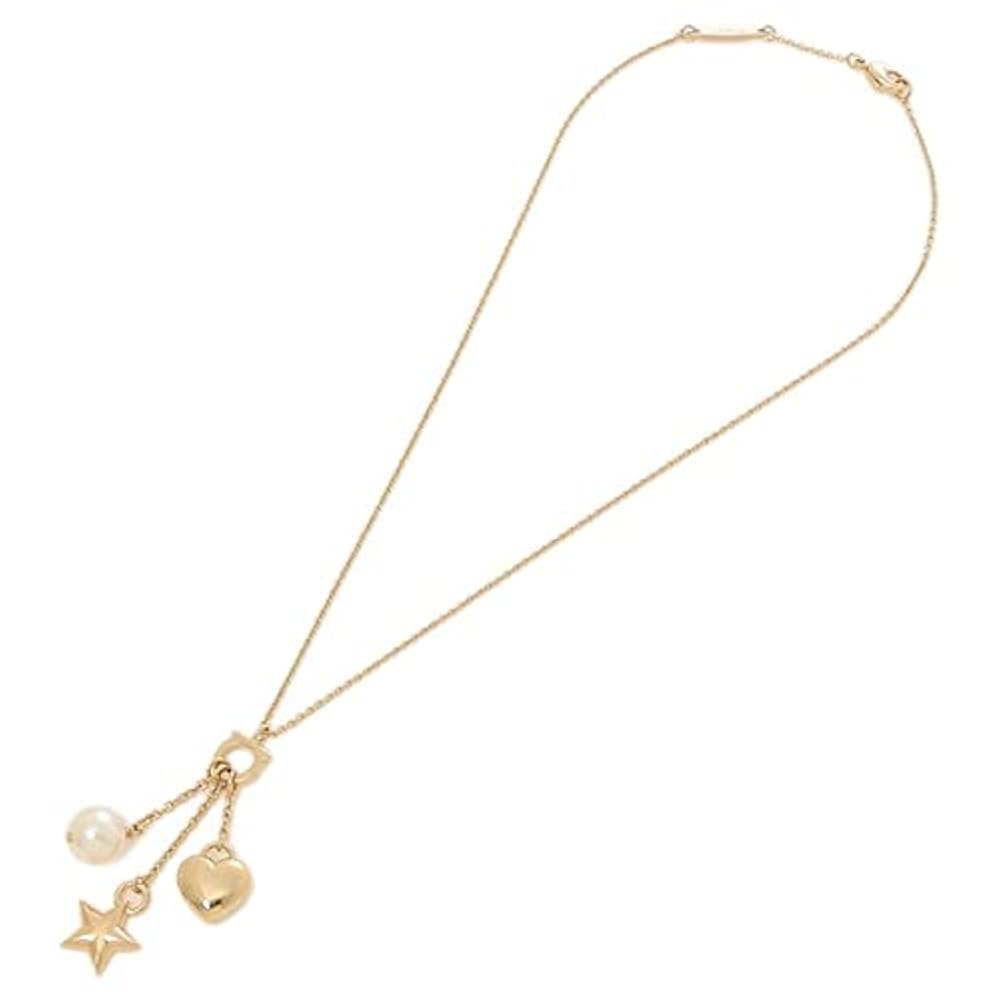 ◆再値下げ◆♡Ferragamo♡パール付きチェーンネックレス バックチャーム Amazon | [フェラガモ]ネックレス ペンダント アクセサリー